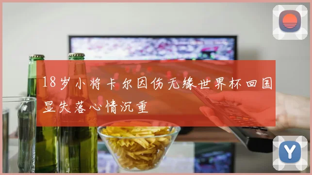 18岁小将卡尔因伤无缘世界杯回国显失落心情沉重